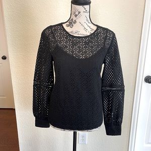 NWT Banana Republic Women’s Black Blouse Size XS